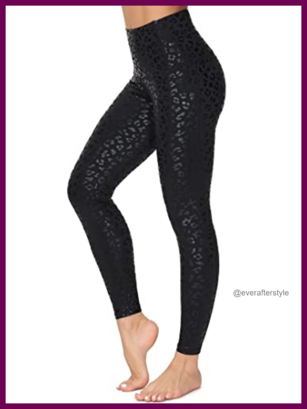 High Stretch Tummy Control Yoga Leggings with Hidden Pocket
